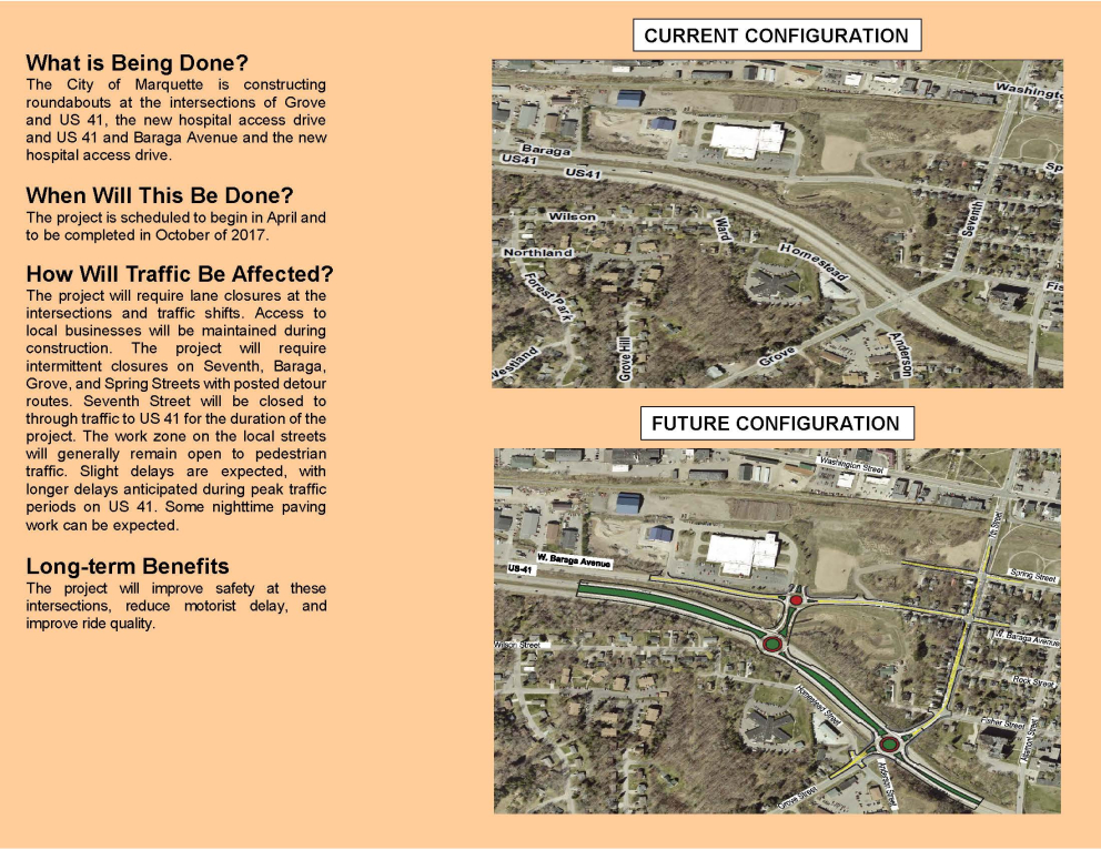 Roundabout Construction City of Marquette
